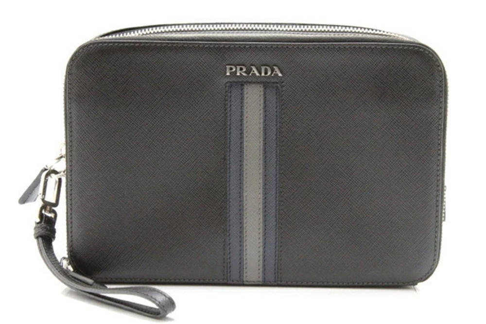 Prada Shoulder Bag SAFFIANO TRAVEL Nero Black